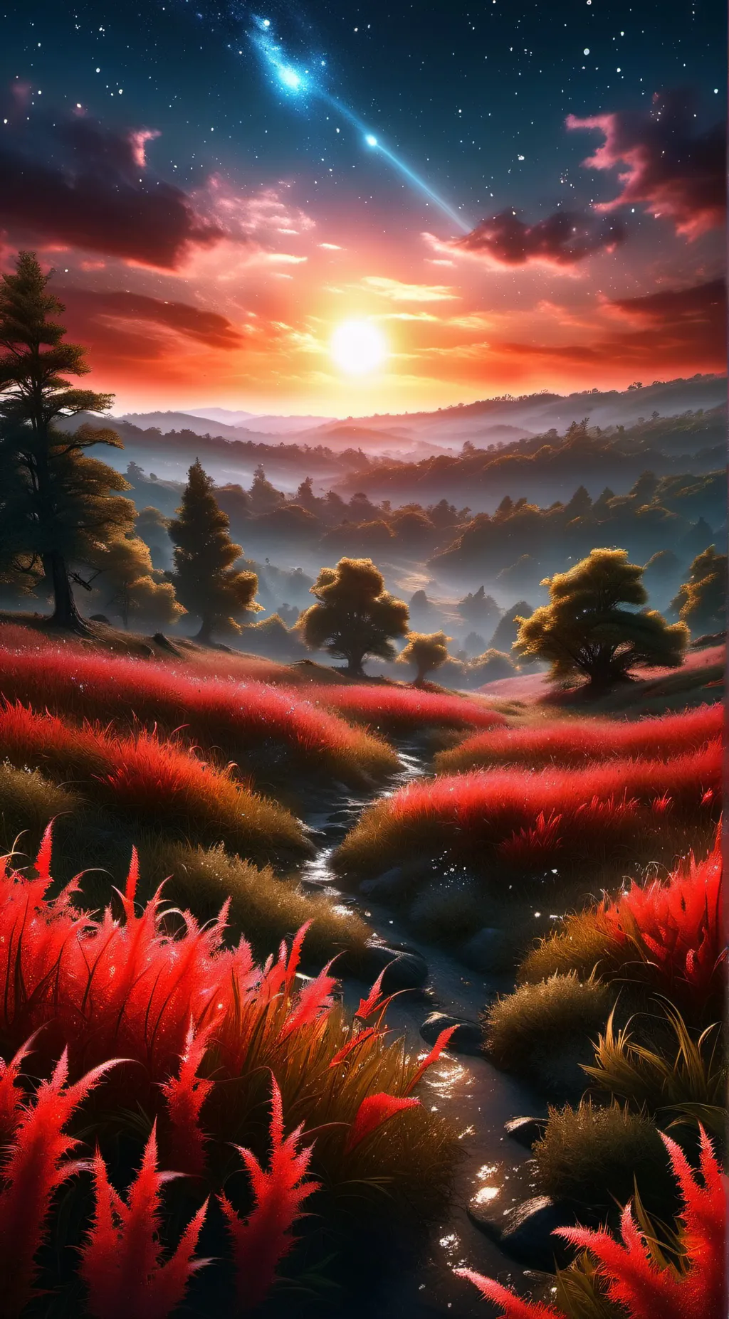 ai character: nice grass. background