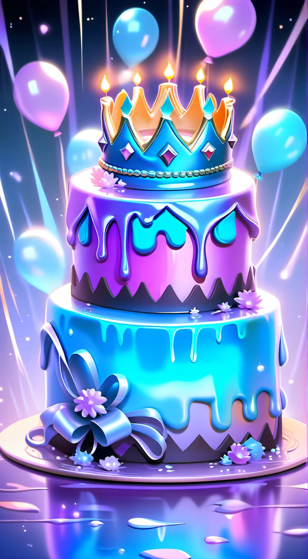 ai character: HAPPY BIRTHDAY!! background