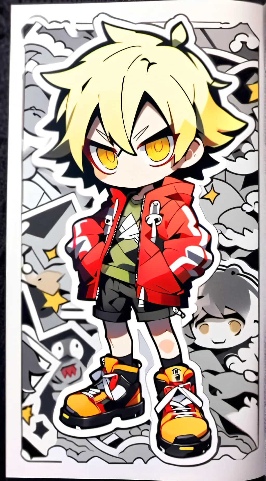 ai character: solar background