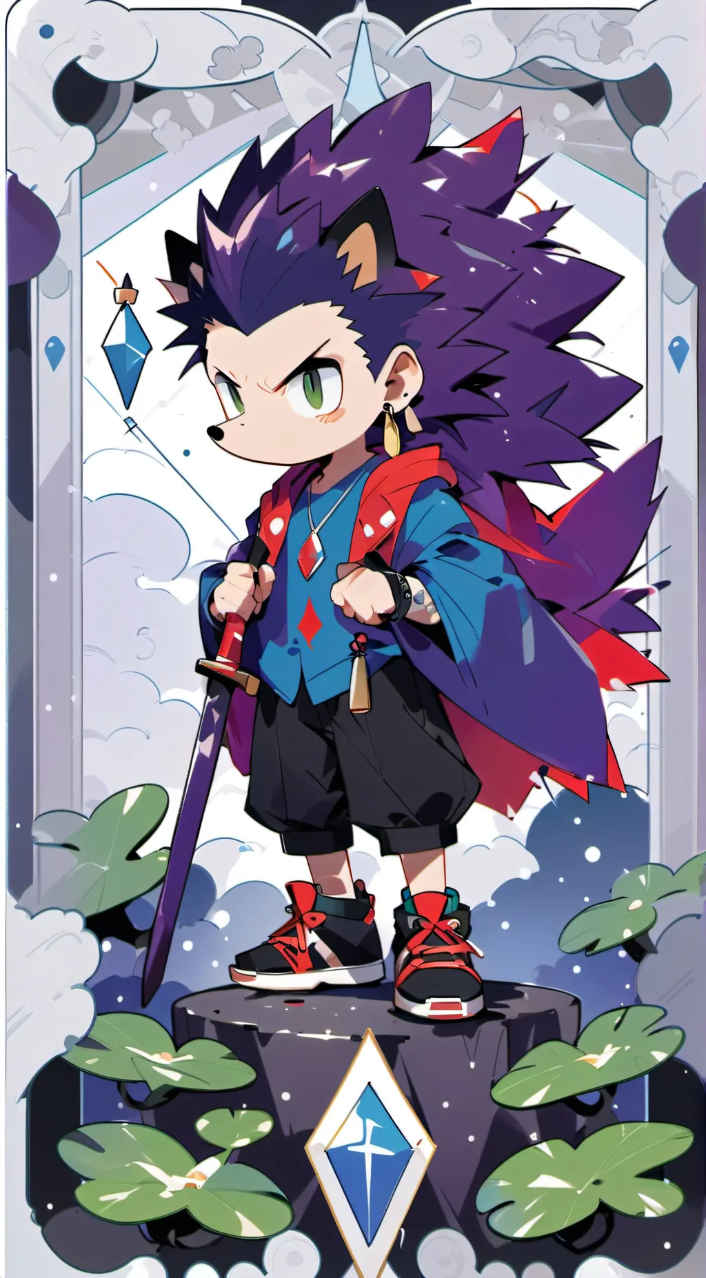 ai character: sonadow^^ background