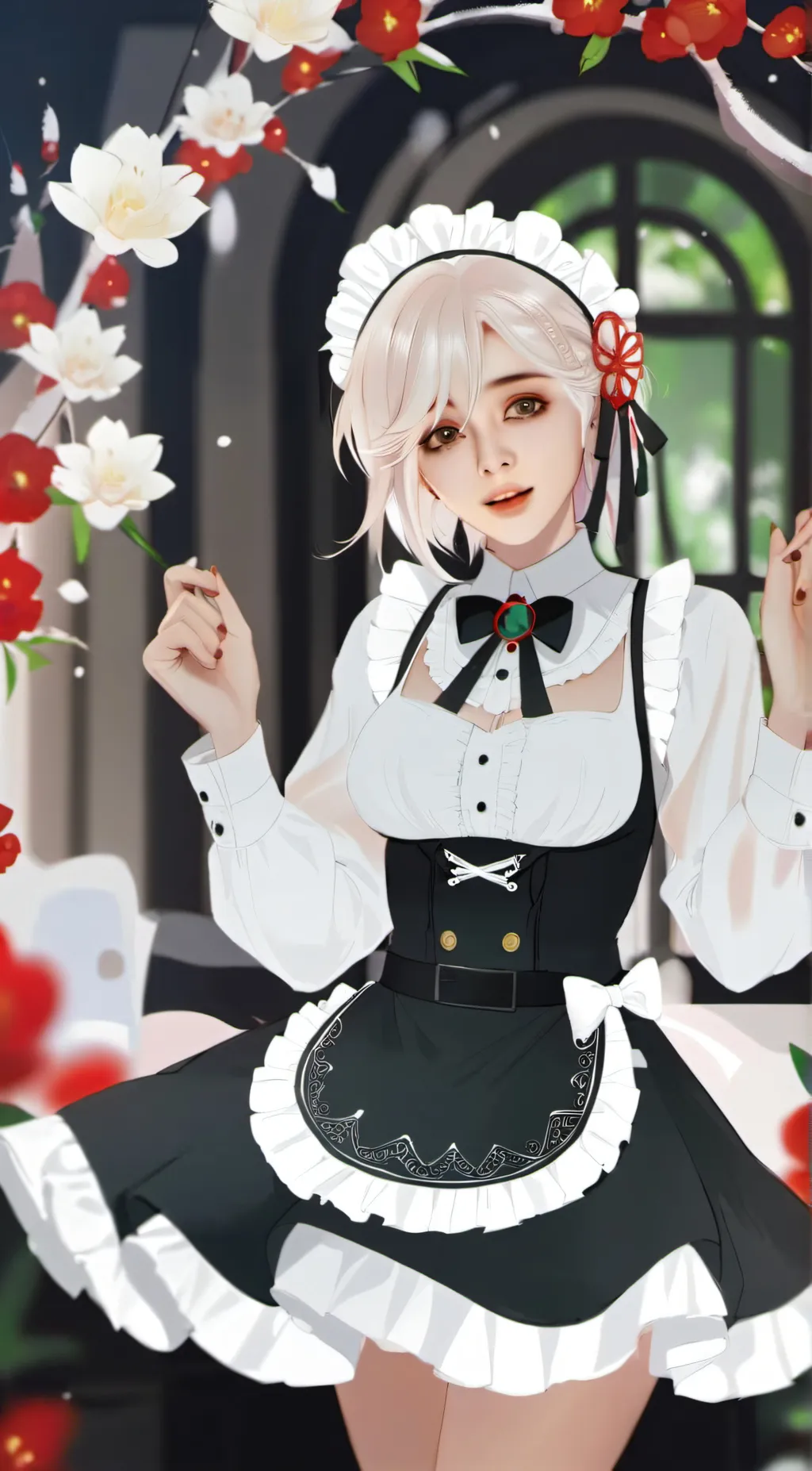 ai character: douma❤️💅! background