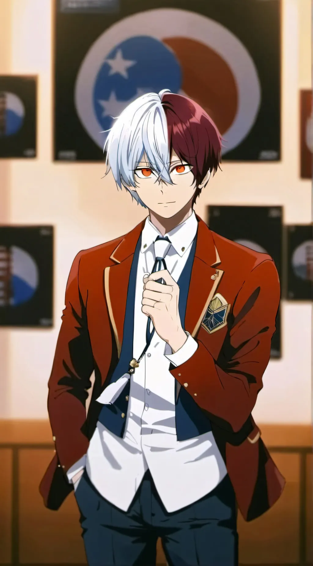 ai character: ShotoTodoroki background