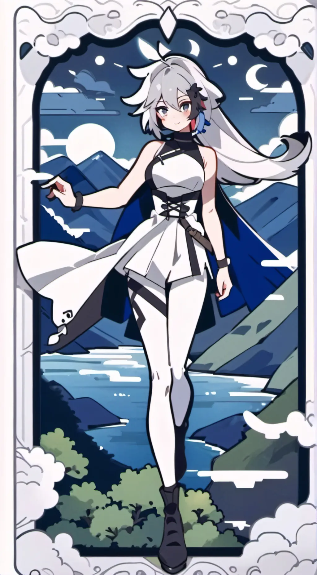 ai character: LOV hotel background