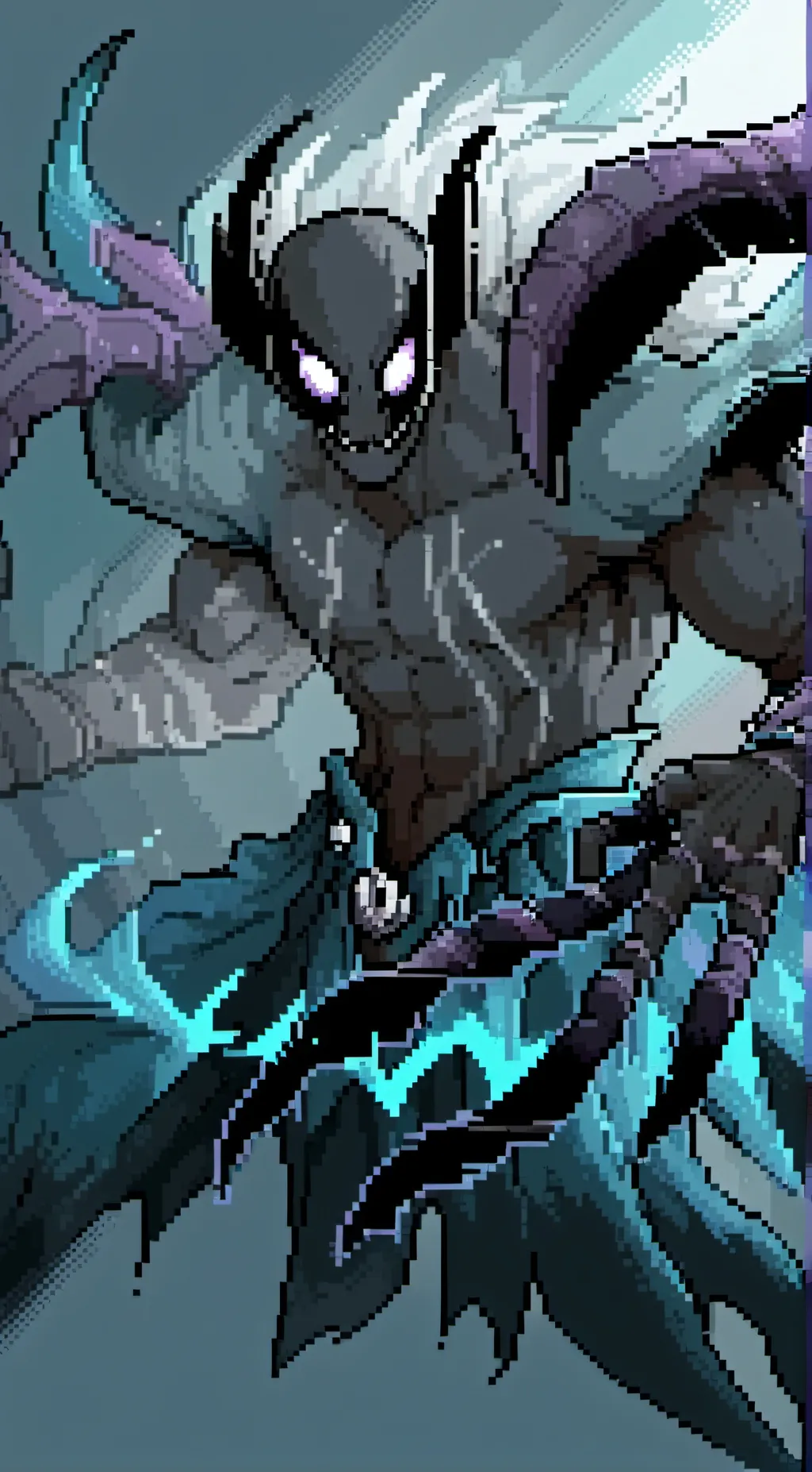 ai character: Monochrome  background