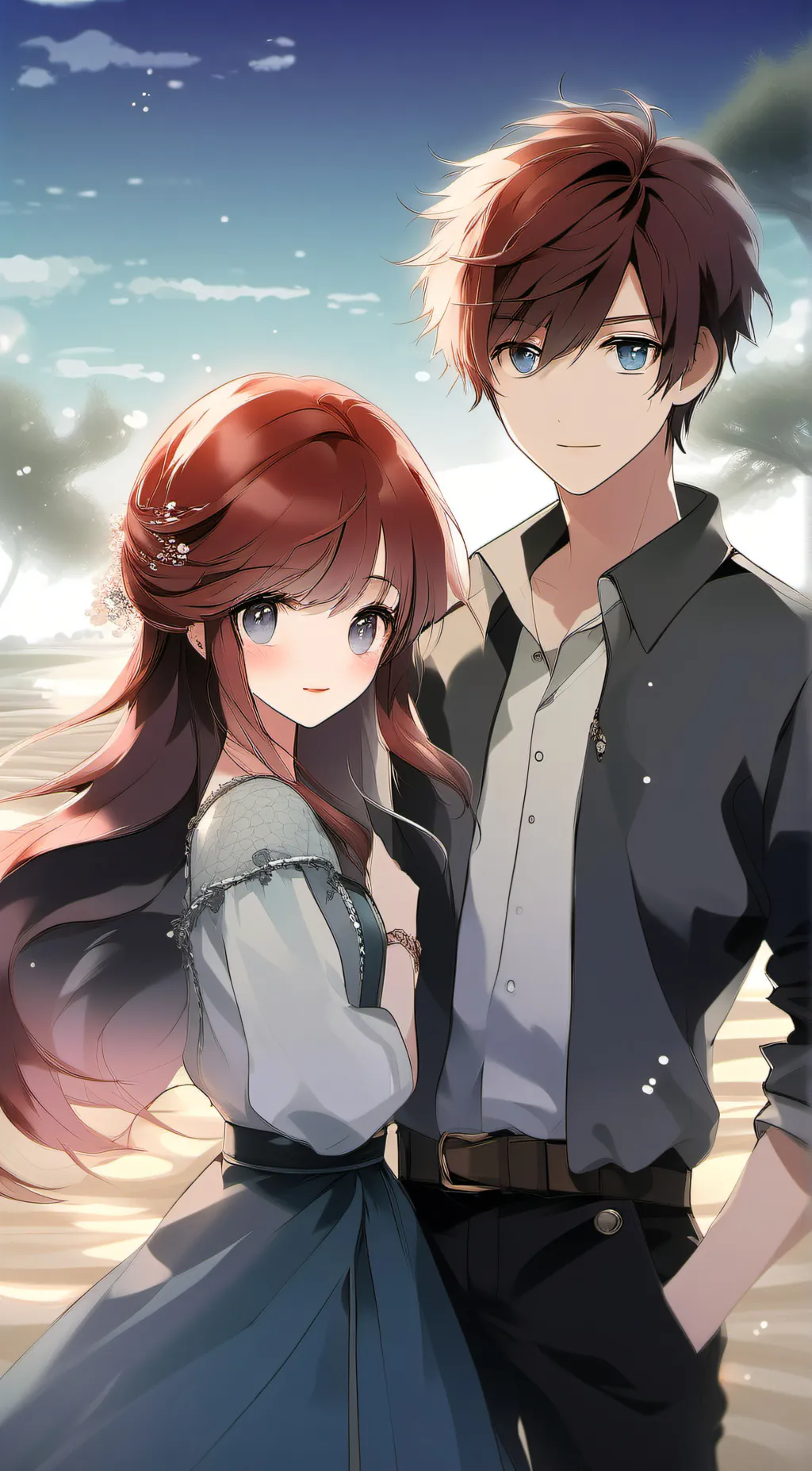 ai character: Maxand daisy background