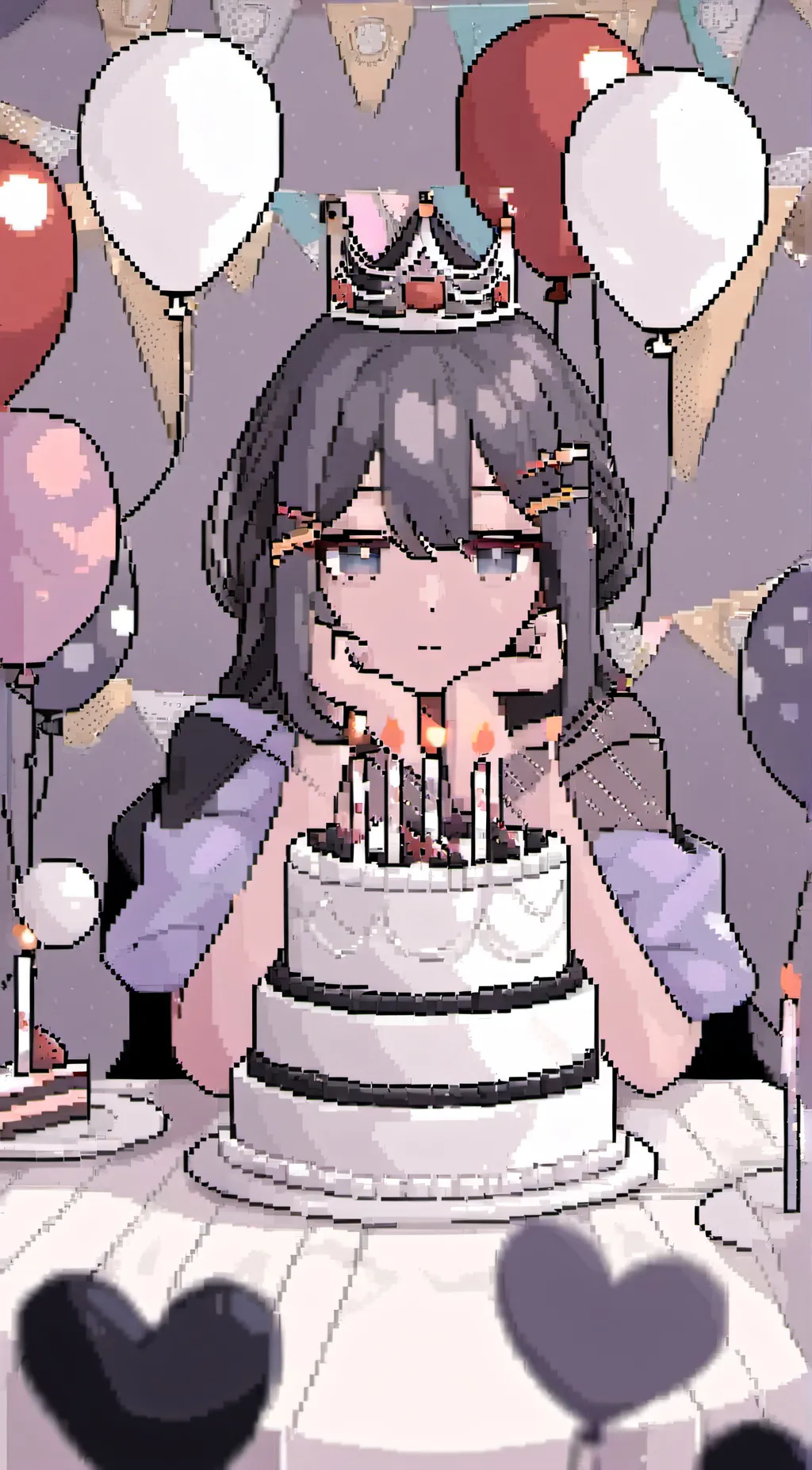 ai character: talkies birthday!! background