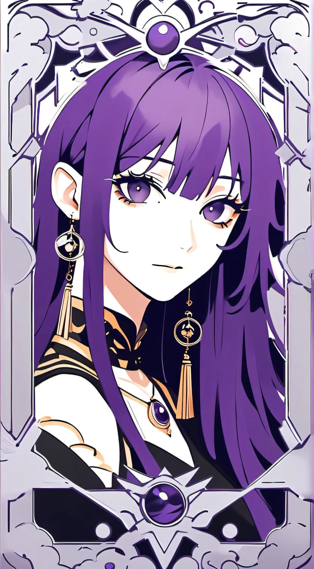 ai character: finish background