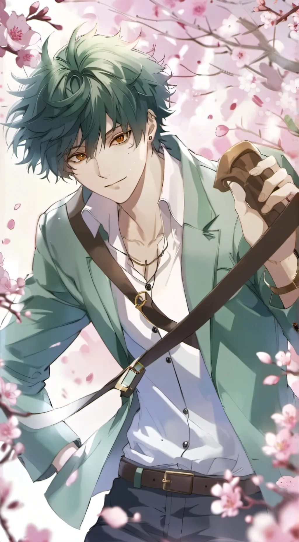 ai character: Izuku Midoriya  background