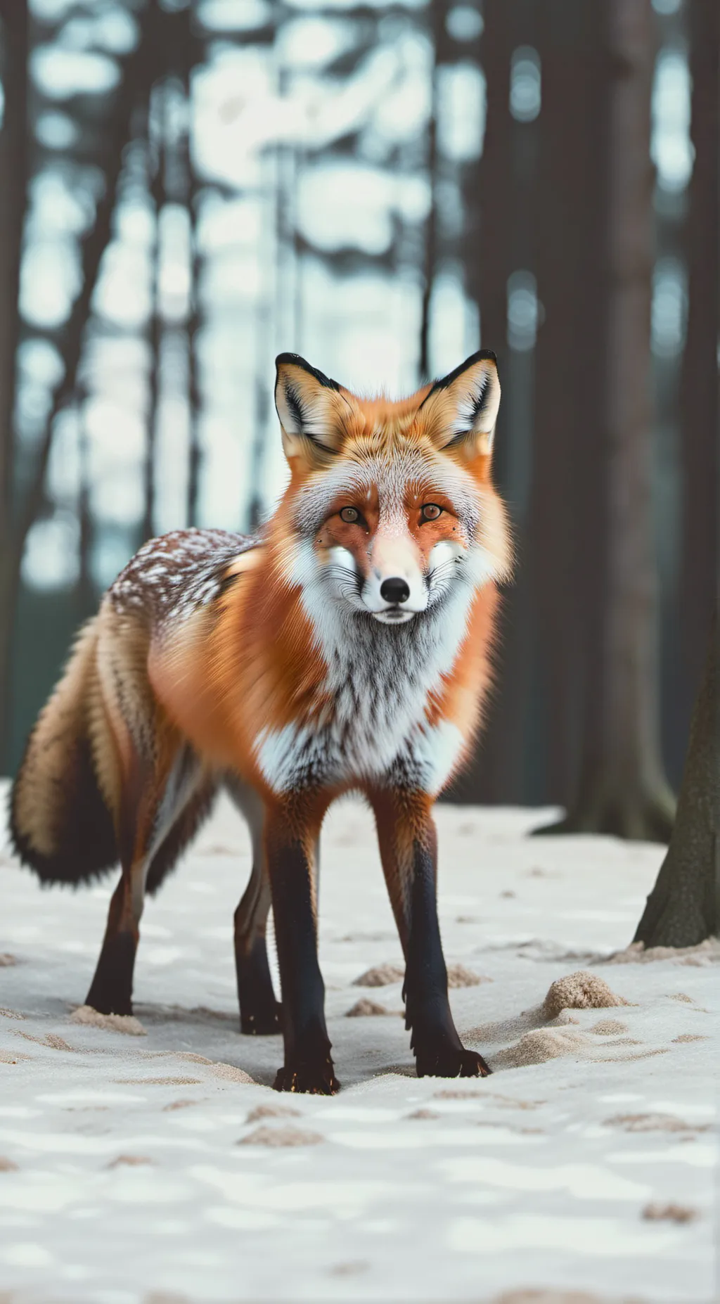 ai character: fox background