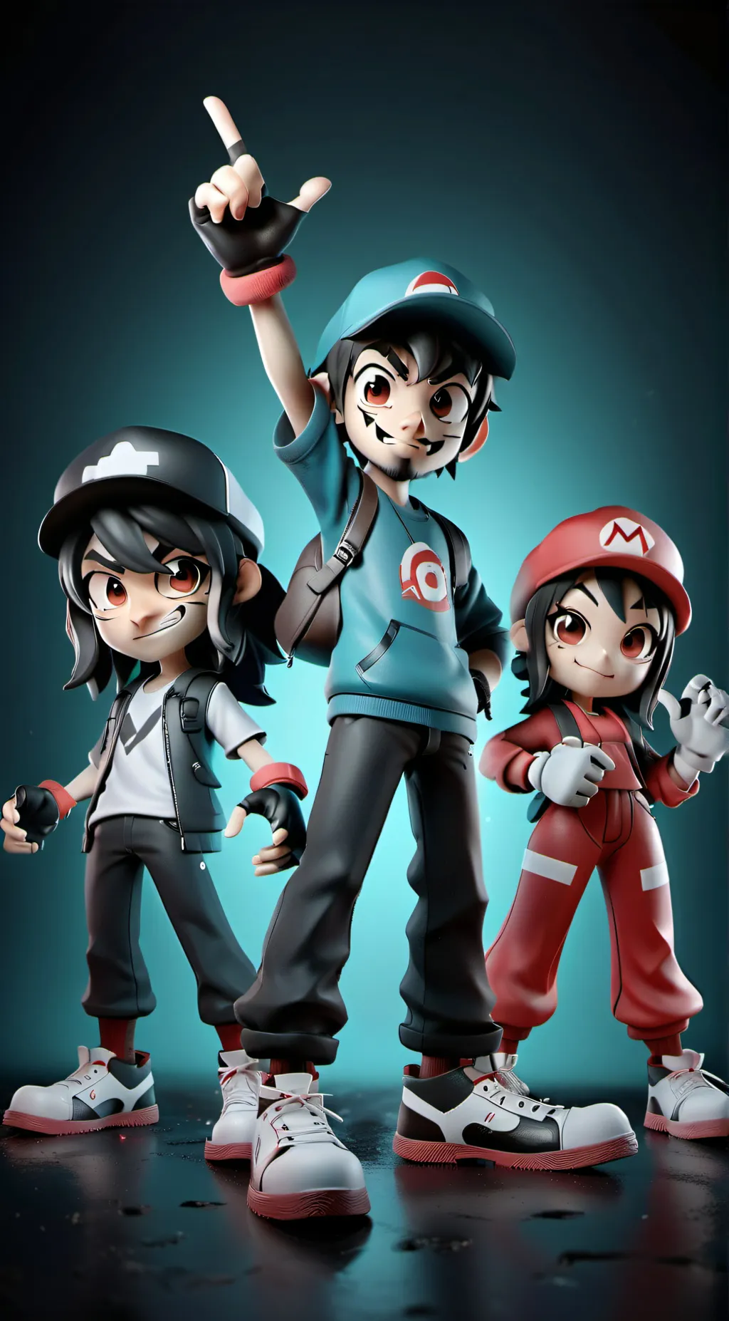 ai character: Smg4 background