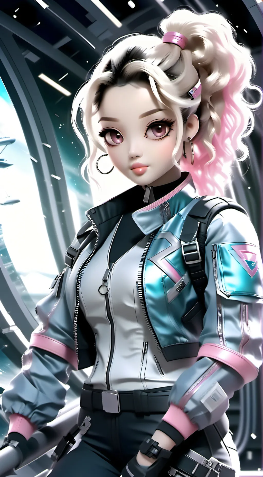 ai character: fly girl background