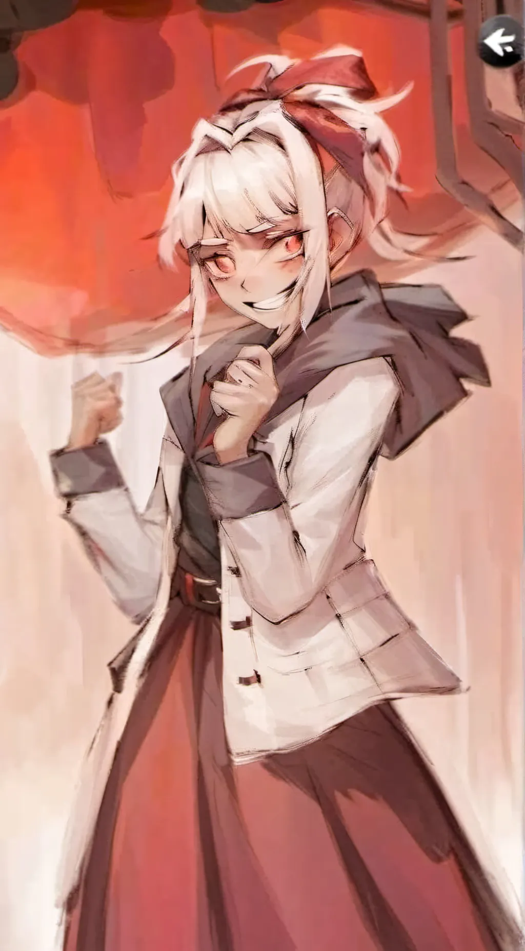 ai character: toga background