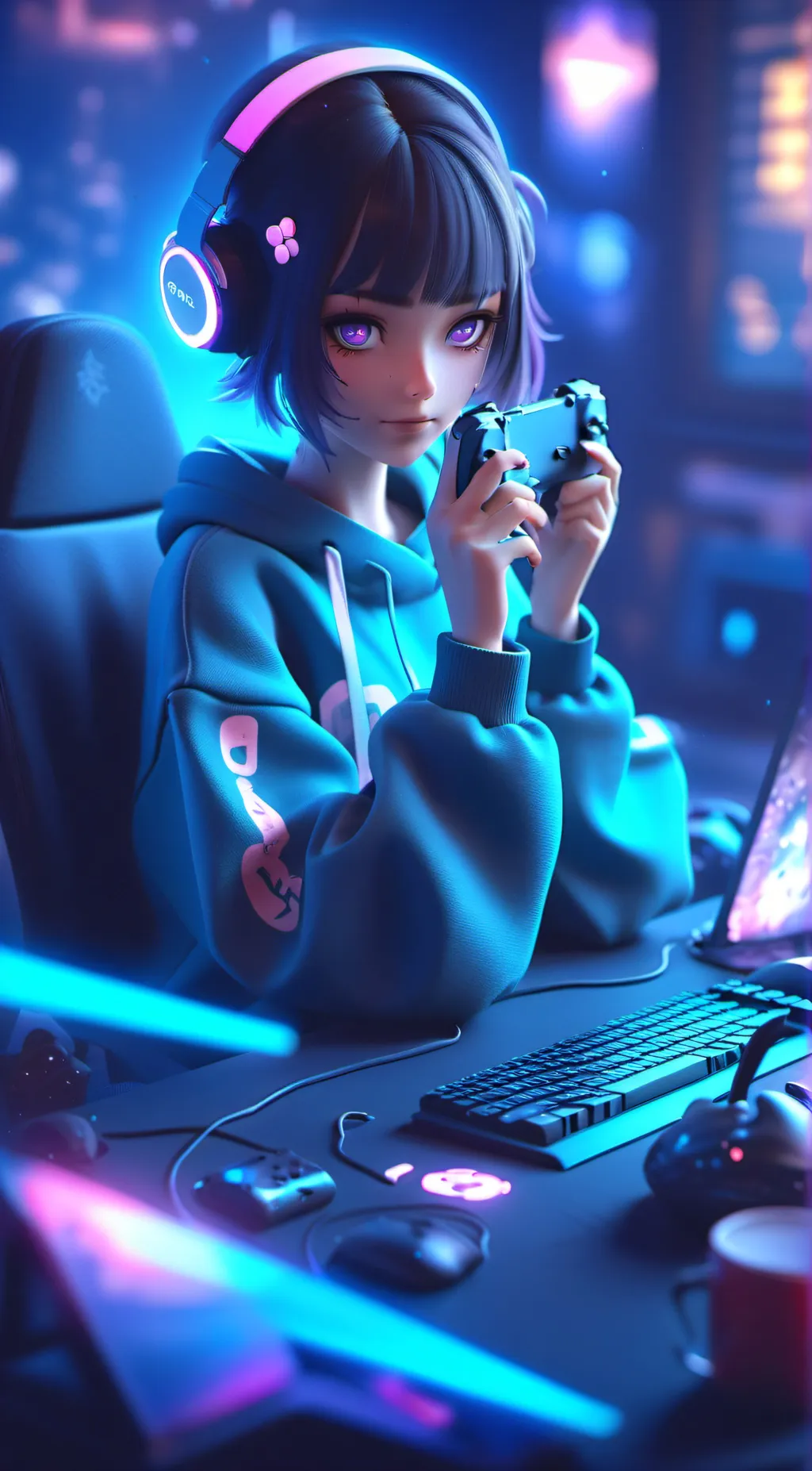 ai character: Sarah background