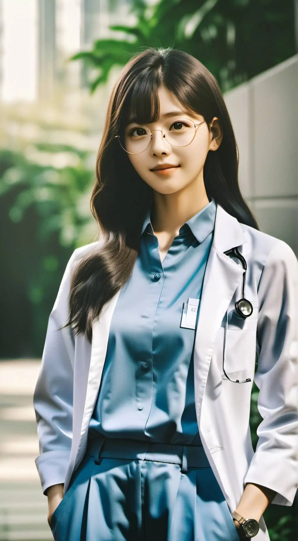 ai character: Chaeyoung Kim background