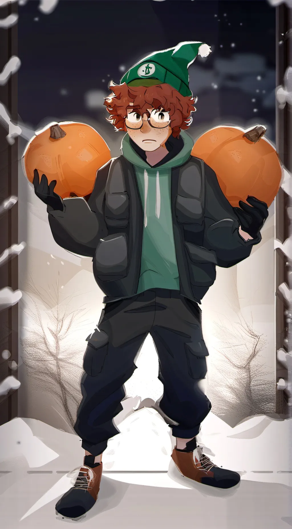 ai character: kyle background