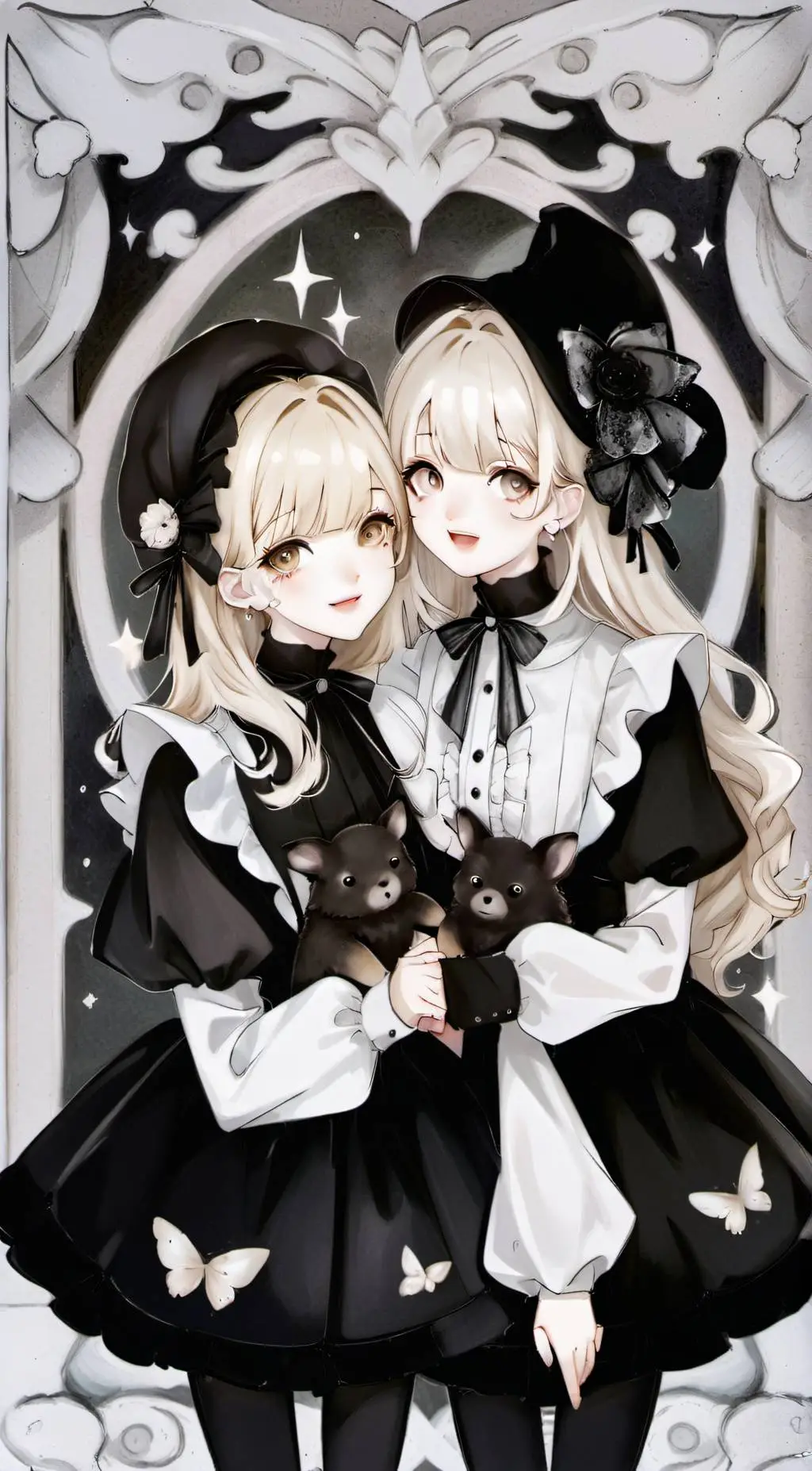 ai character: Eli and Emi background