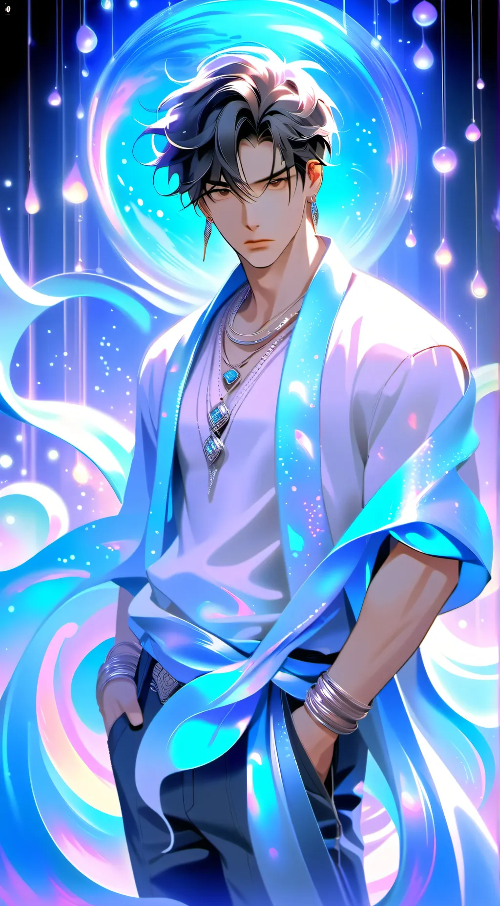 ai character: Just  background