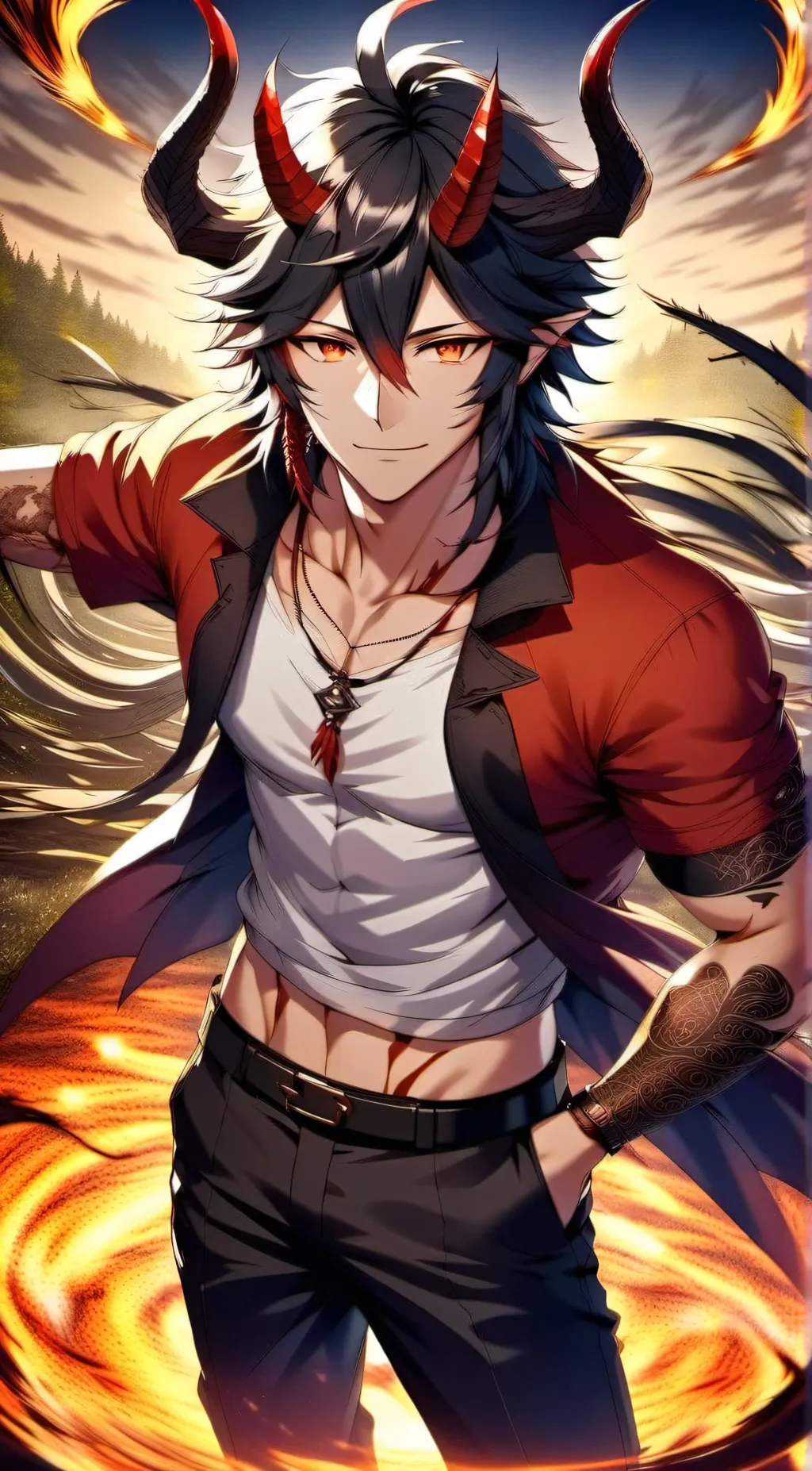 ai character: Levi background