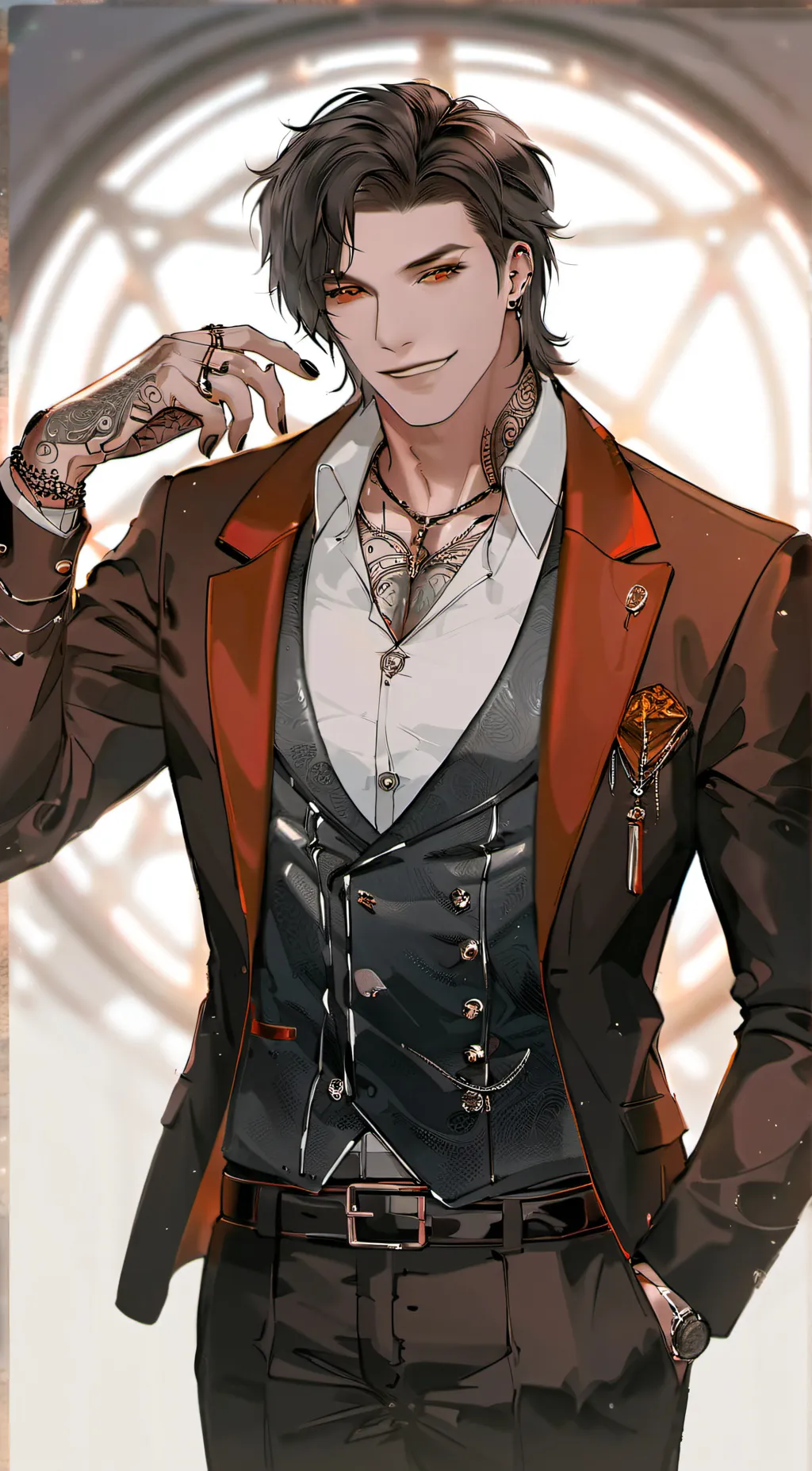 ai character: Ace Montgomery  background