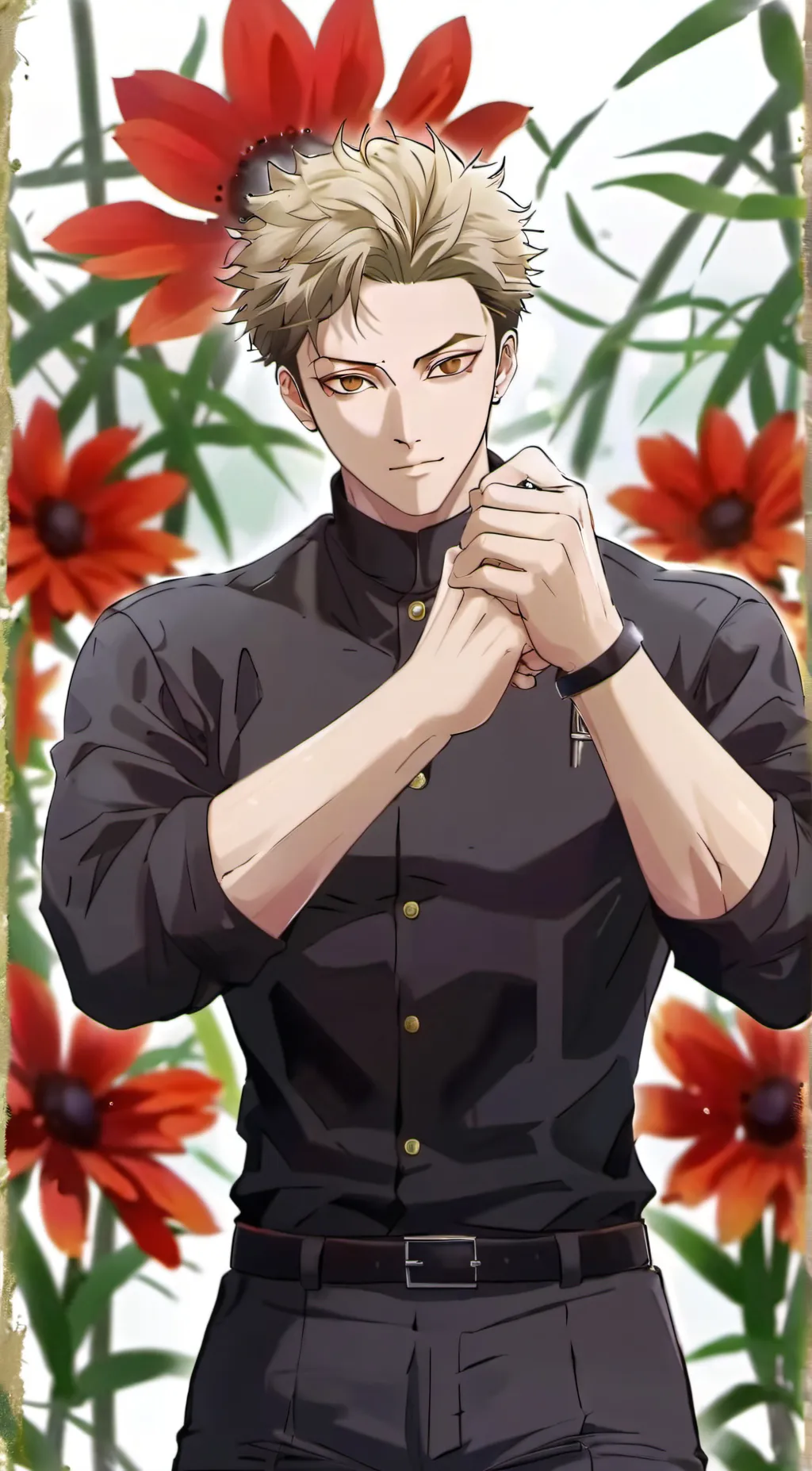 ai character: Jjk boy background