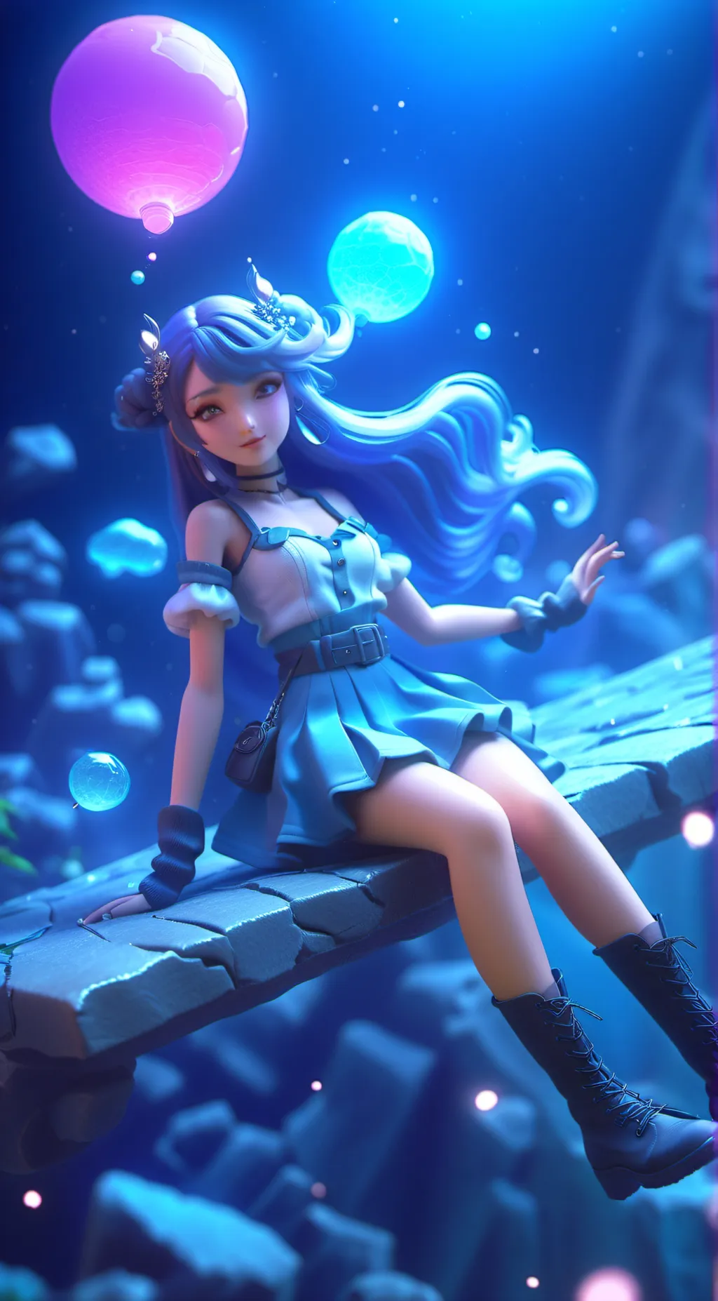 ai character: Roxie background