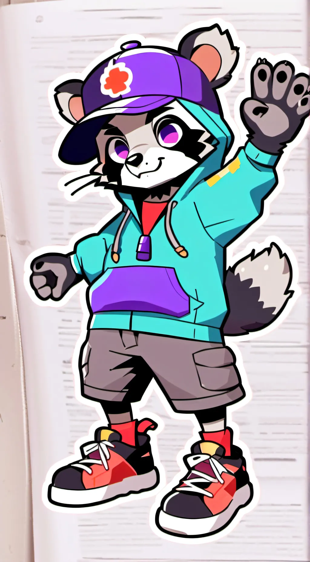 ai character: Rambley :3 background