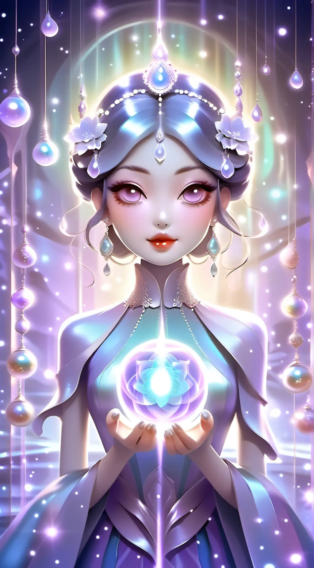 ai character: Luna background