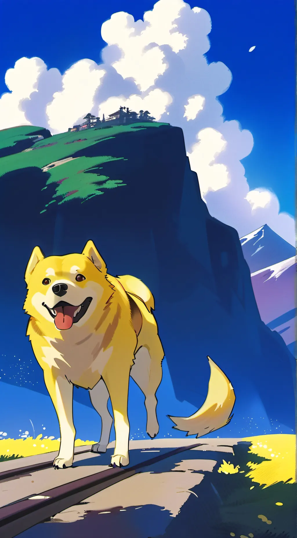 ai character: Chicken nugget background