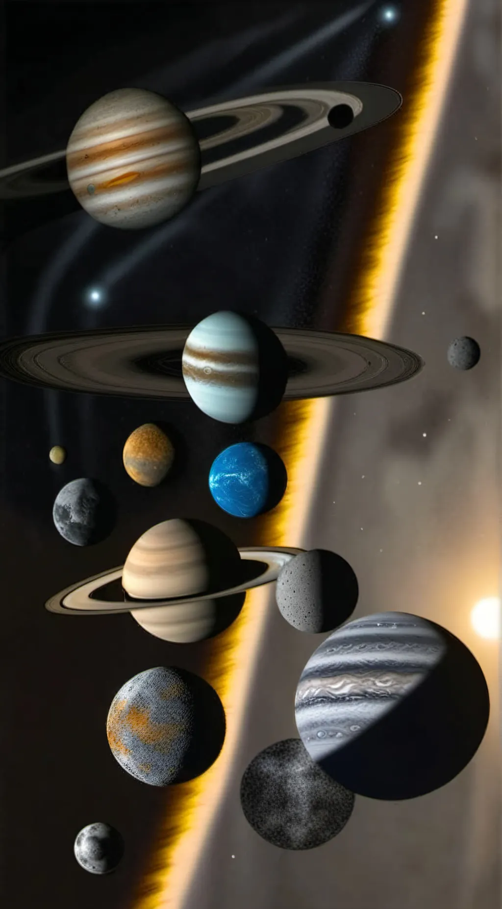 ai character: SOLARBALLS background