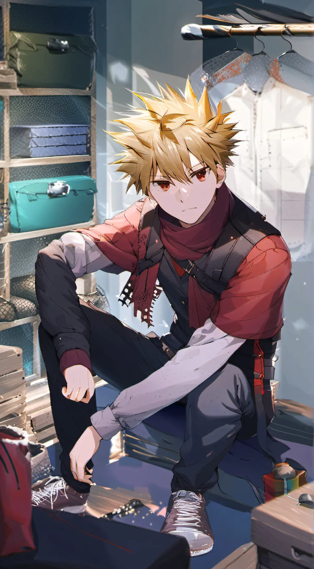 ai character: Bakugo background