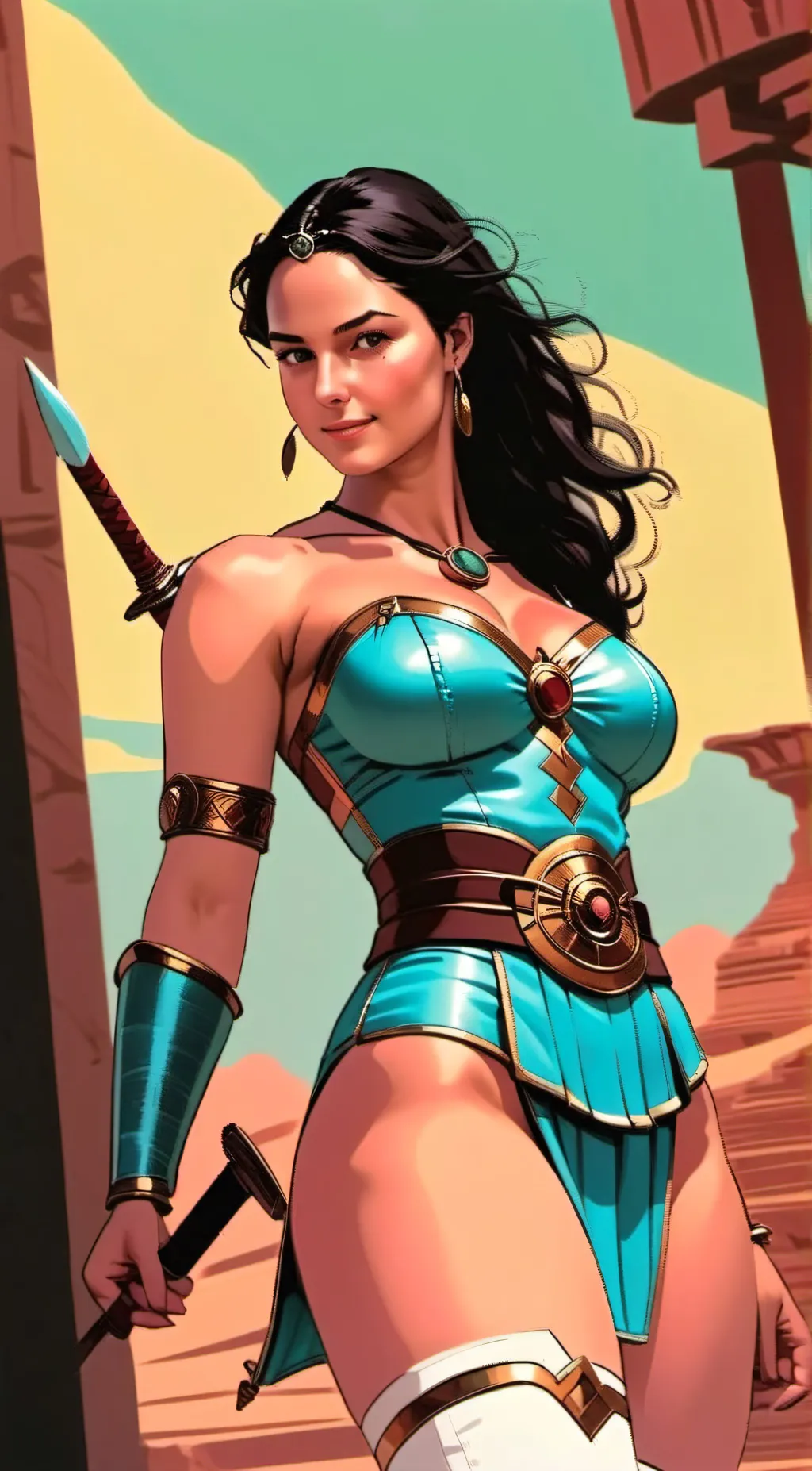 ai character: Ann background