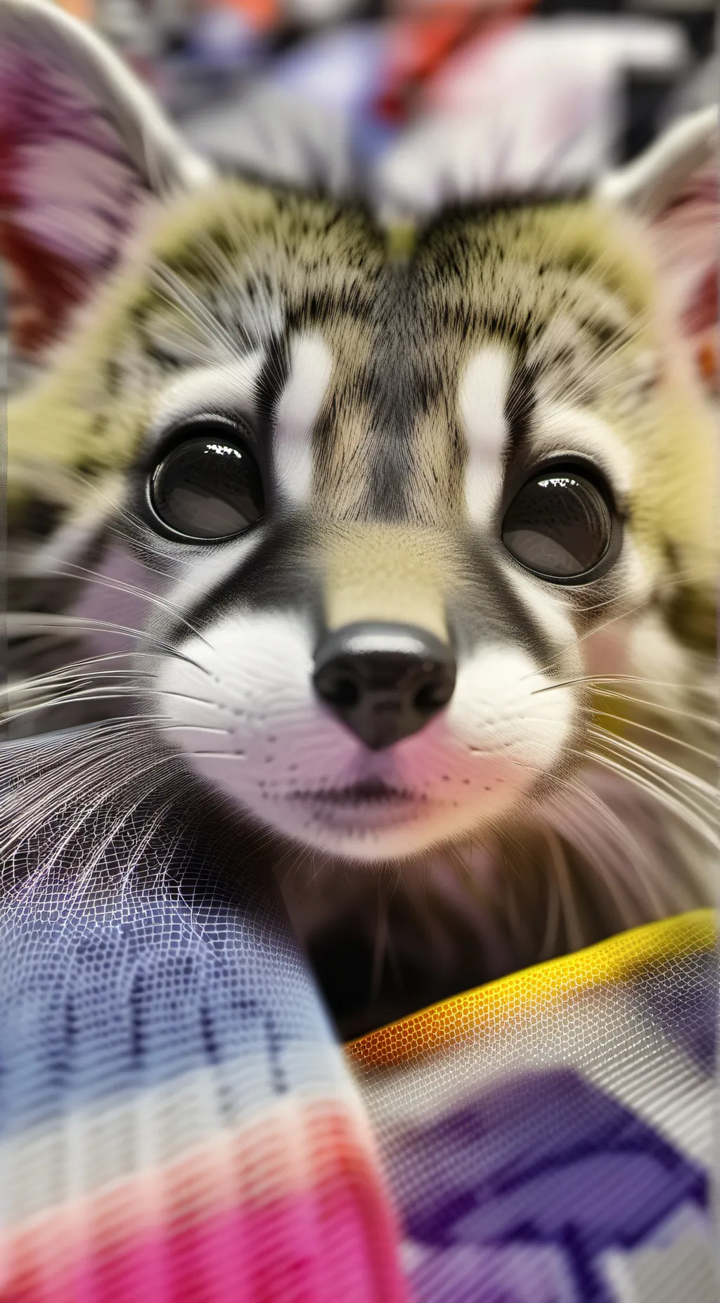 ai character: Raccoon background