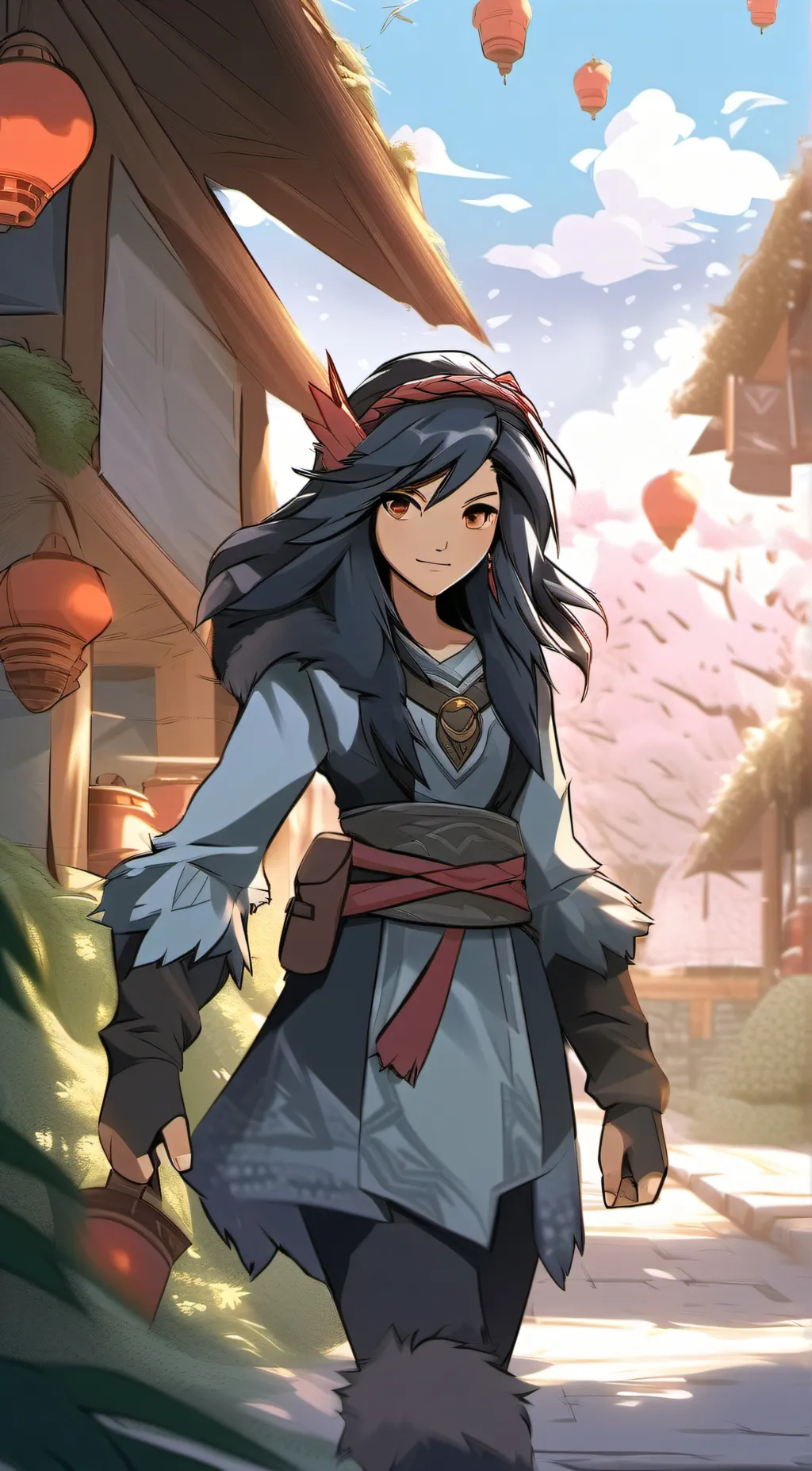 ai character: Aphmau  background