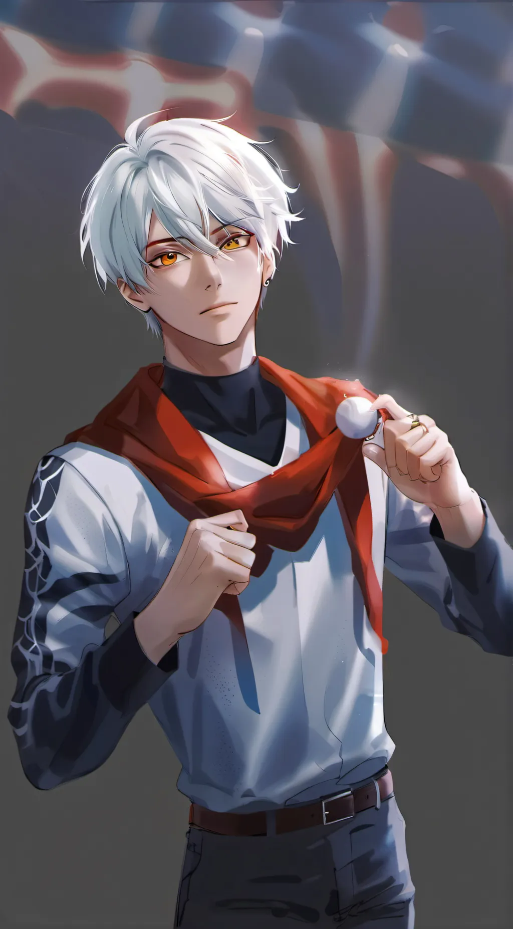 ai character: Shoto todoroki  background