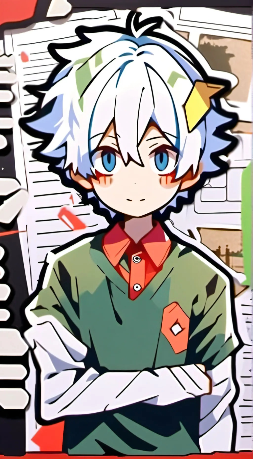 ai character: I AHTE YOU background