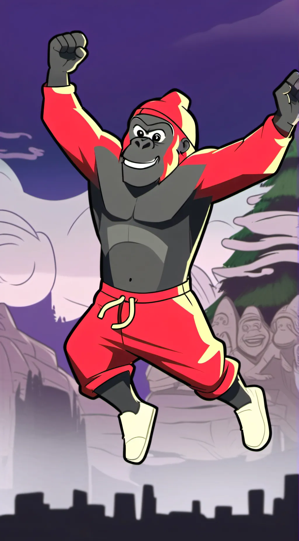 ai character: H4kpy background