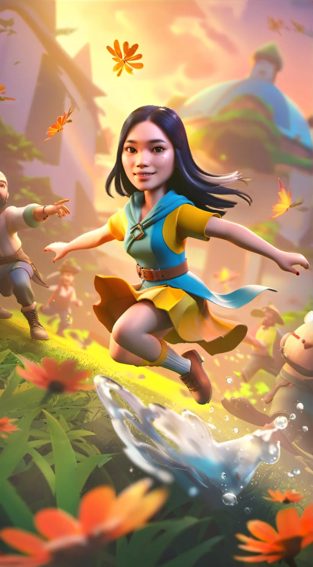 ai character: Mha background