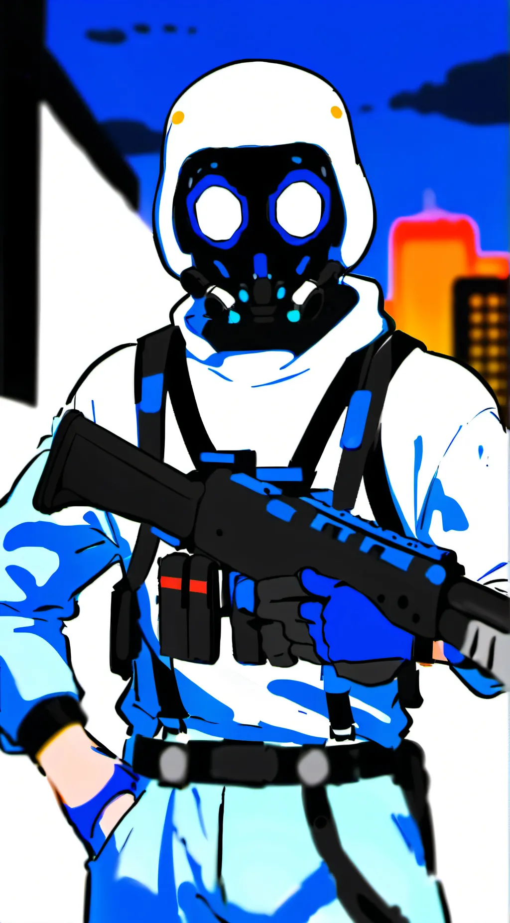 ai character: among Us infection background