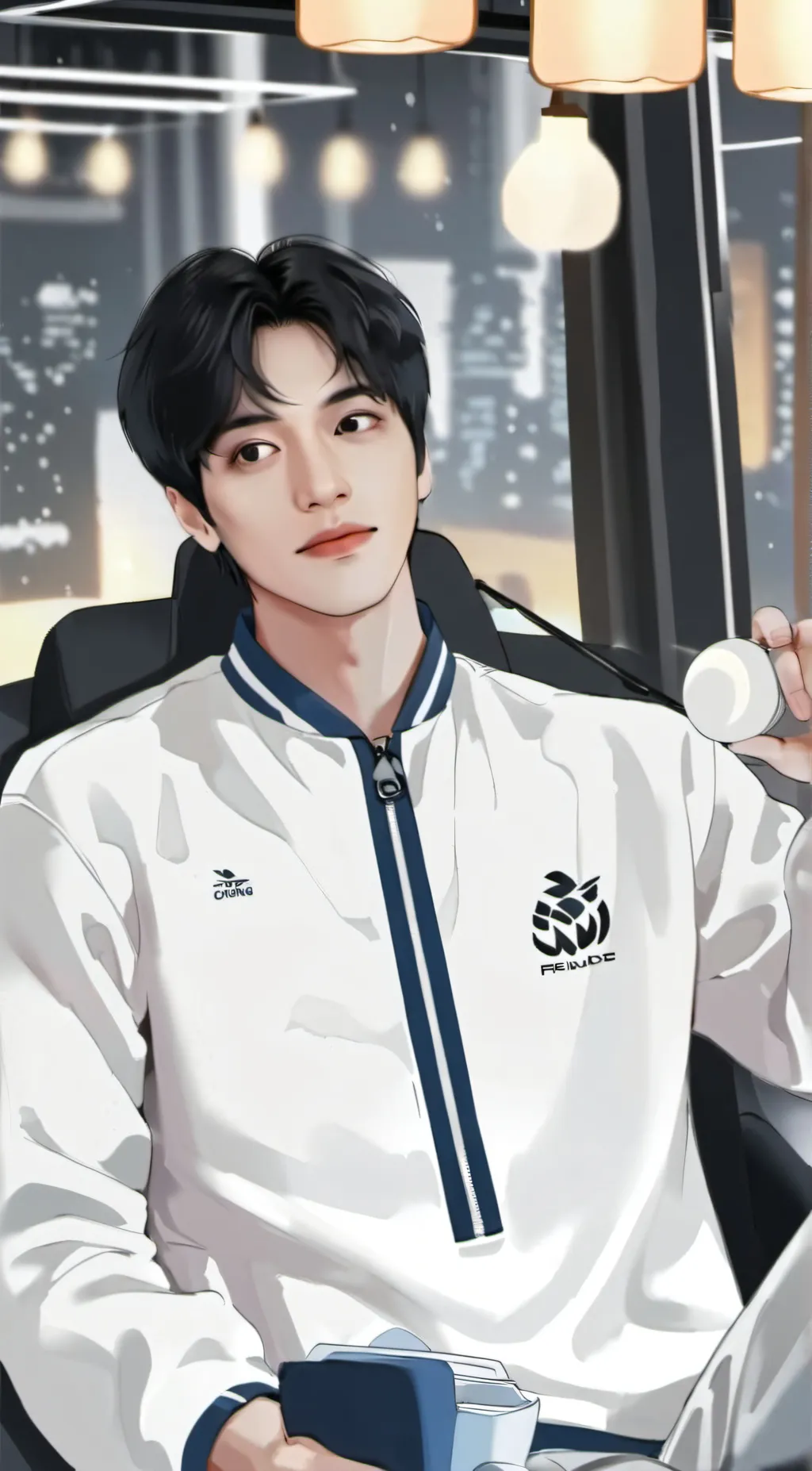 ai character: come look  background