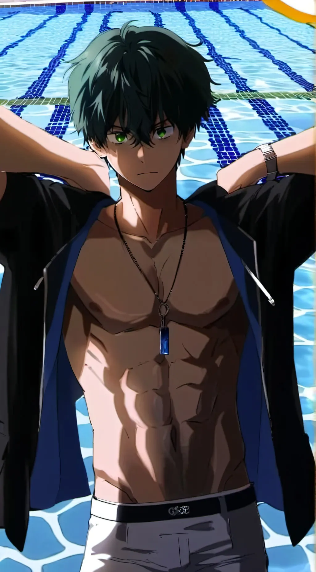 ai character: Deku background