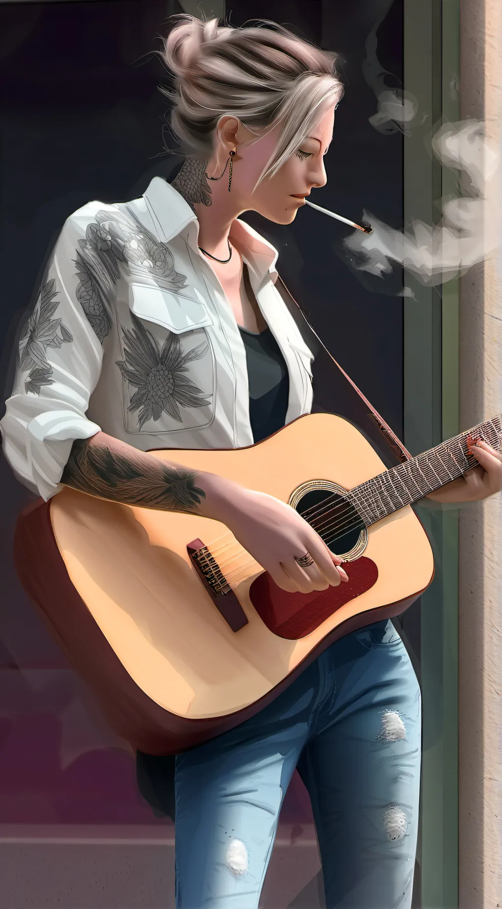 ai character: Evelin background