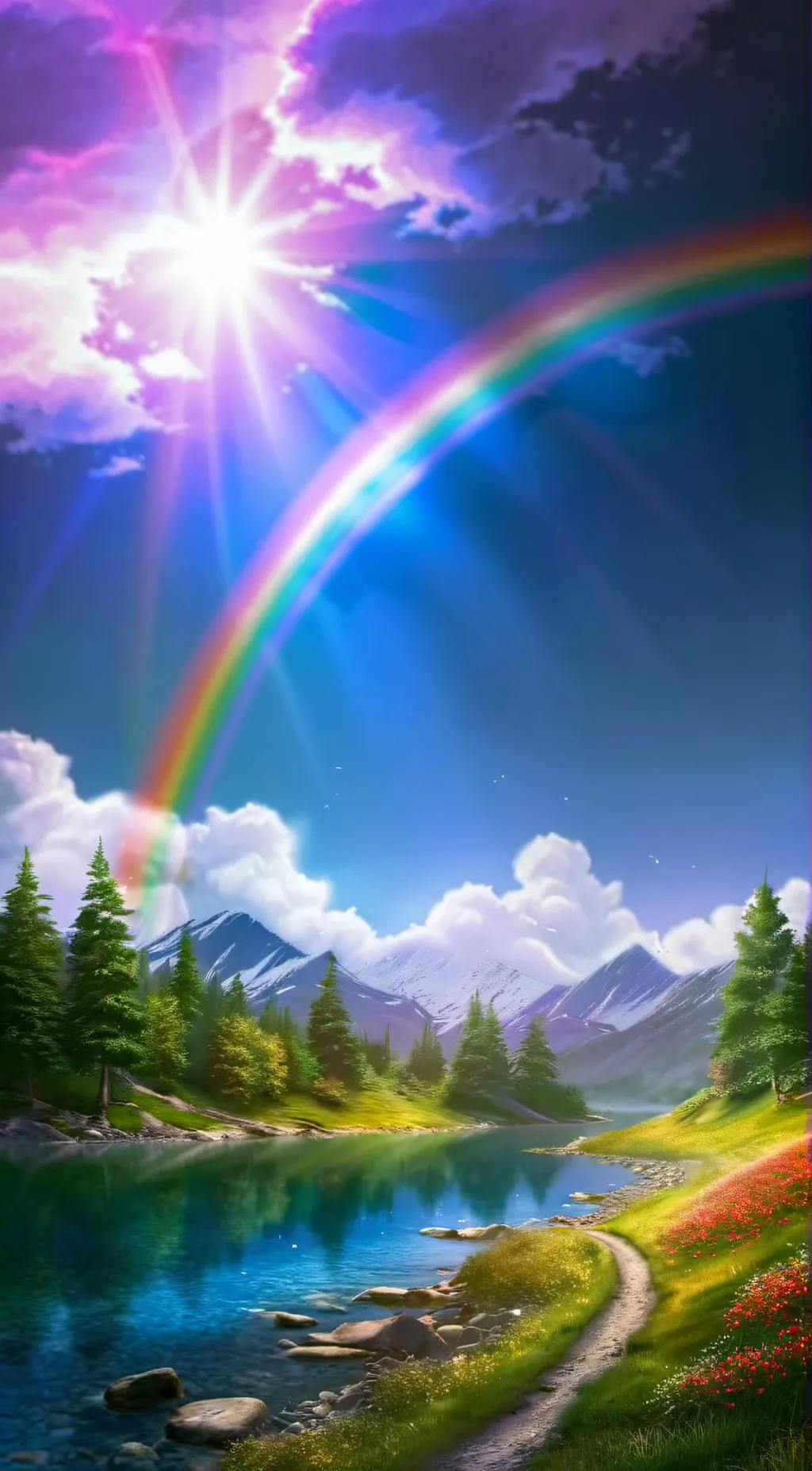 ai character: kidrainbowfriends  background