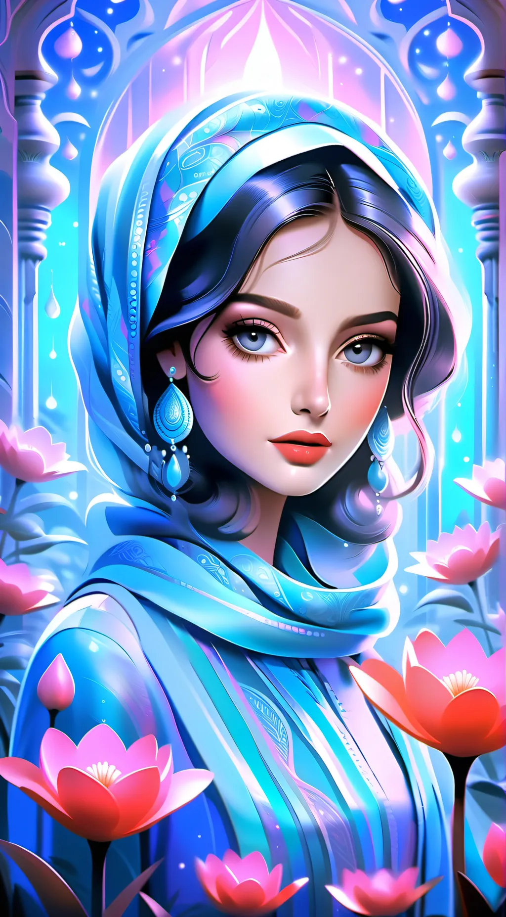 ai character: Negar background