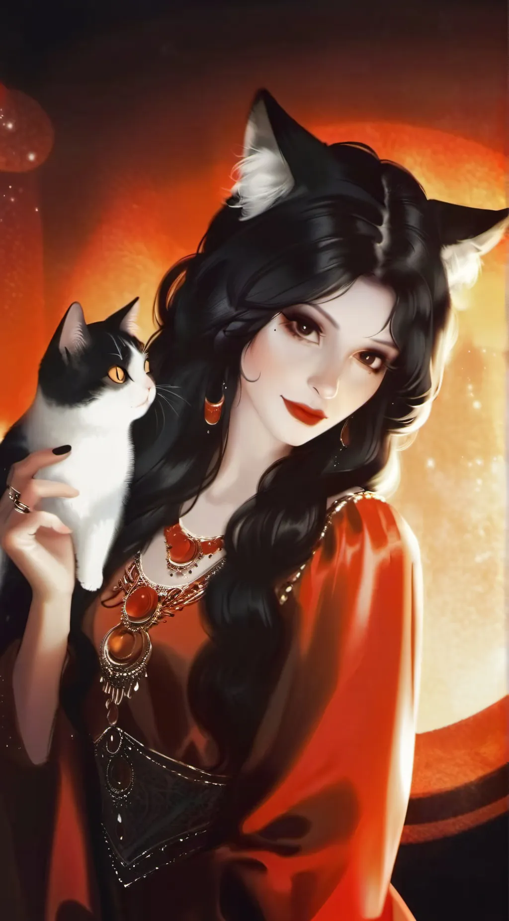 ai character: Serena Moonstar background