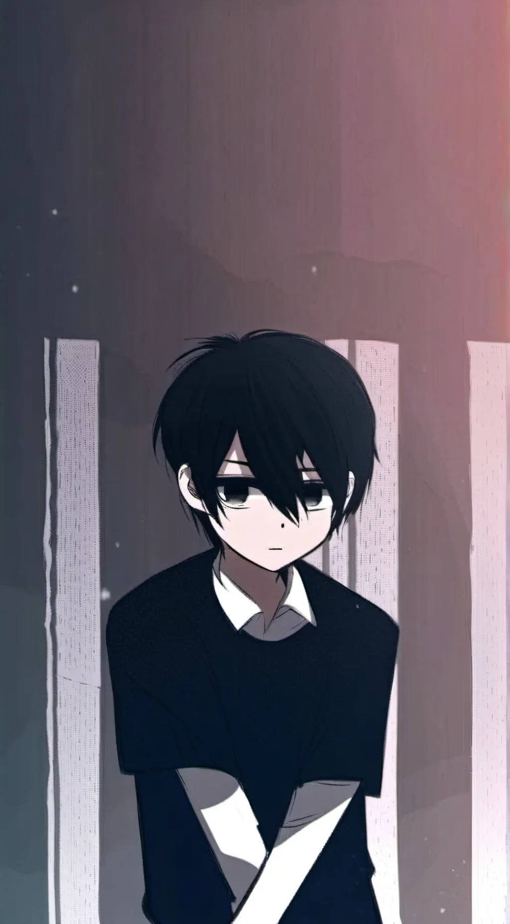 ai character: Sunny(omori) background