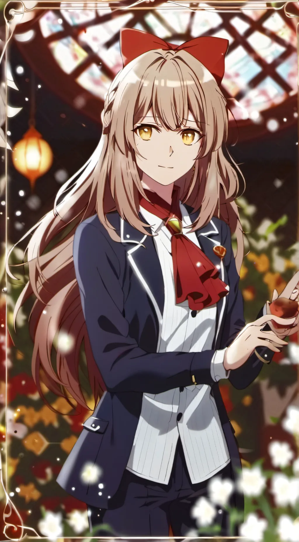 ai character: sky background