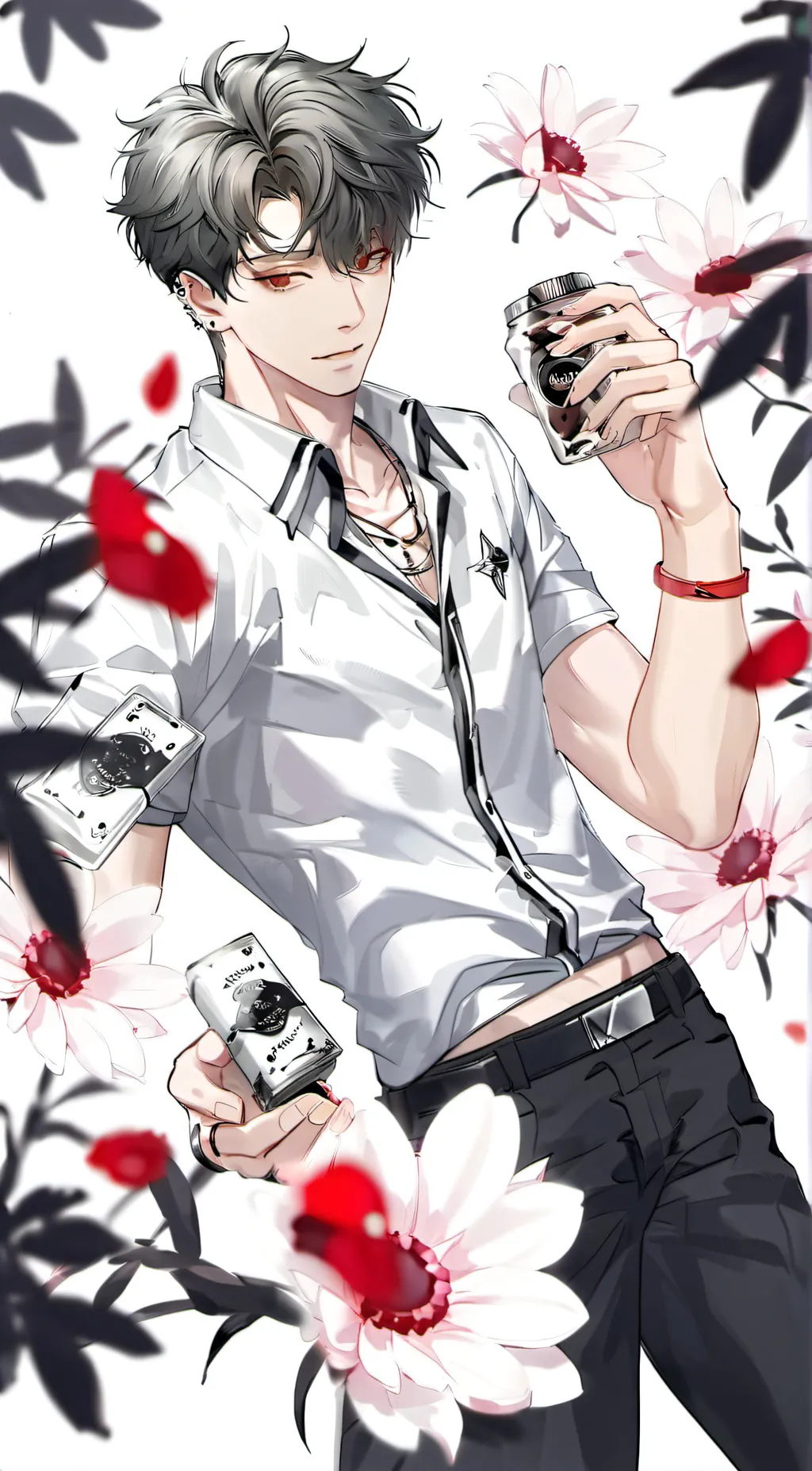 ai character: ^° ASHER °^ background