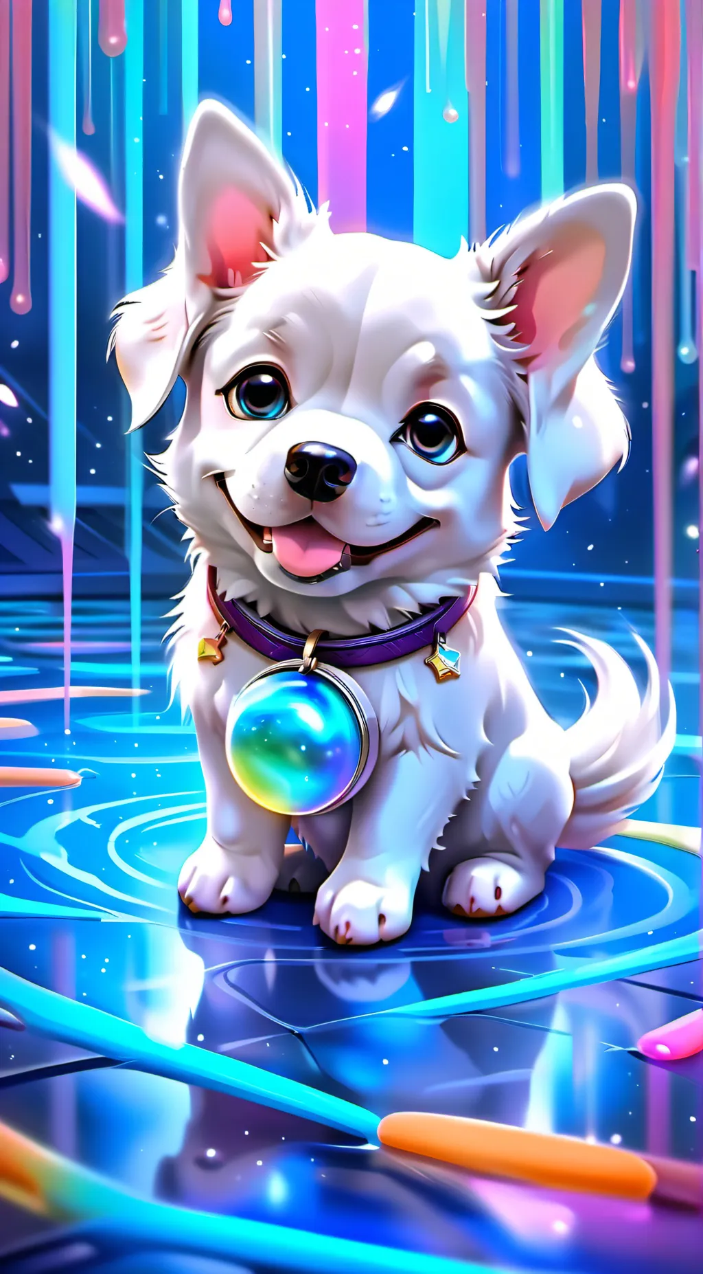 ai character: aggressive dog background