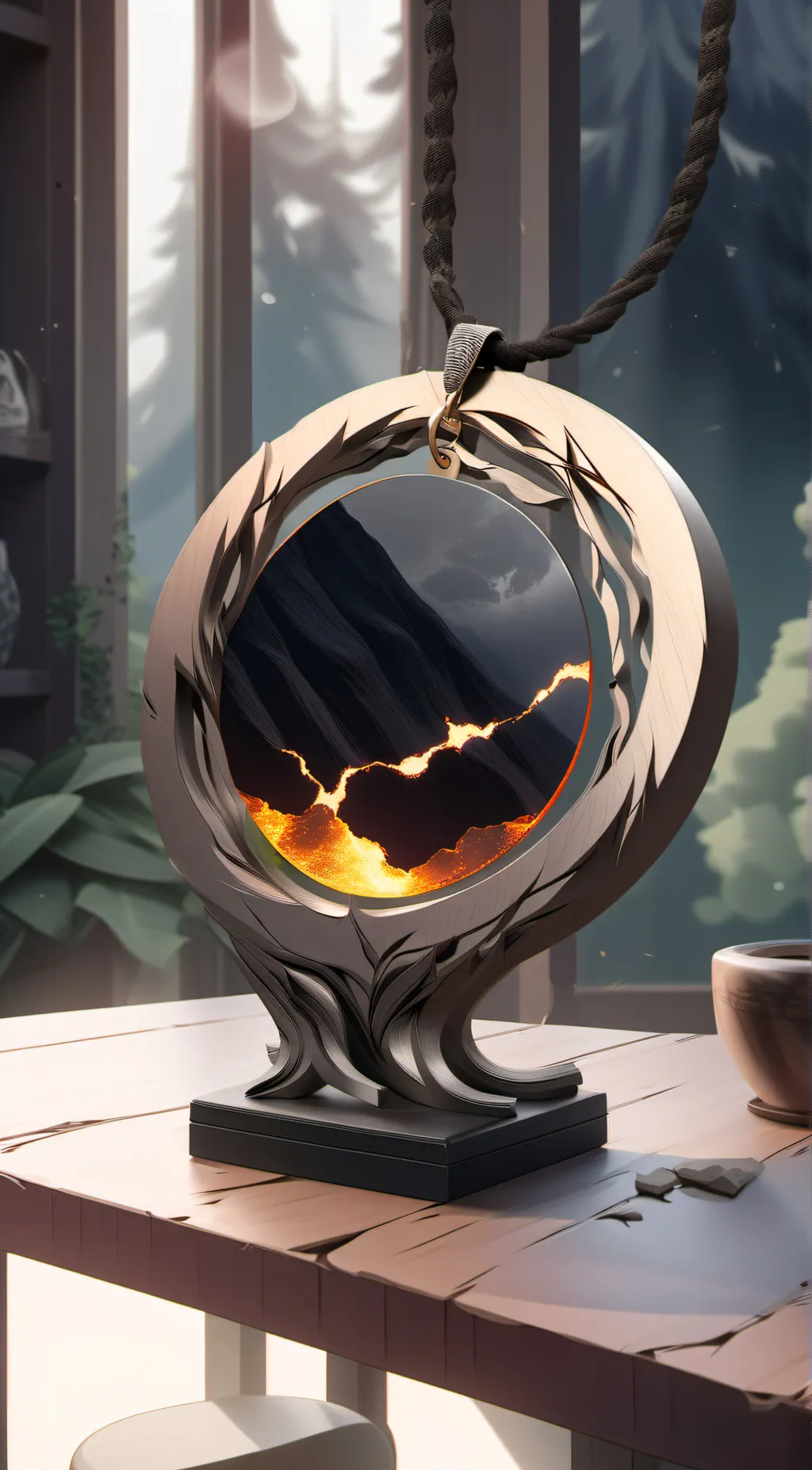 ai character: solar's death background