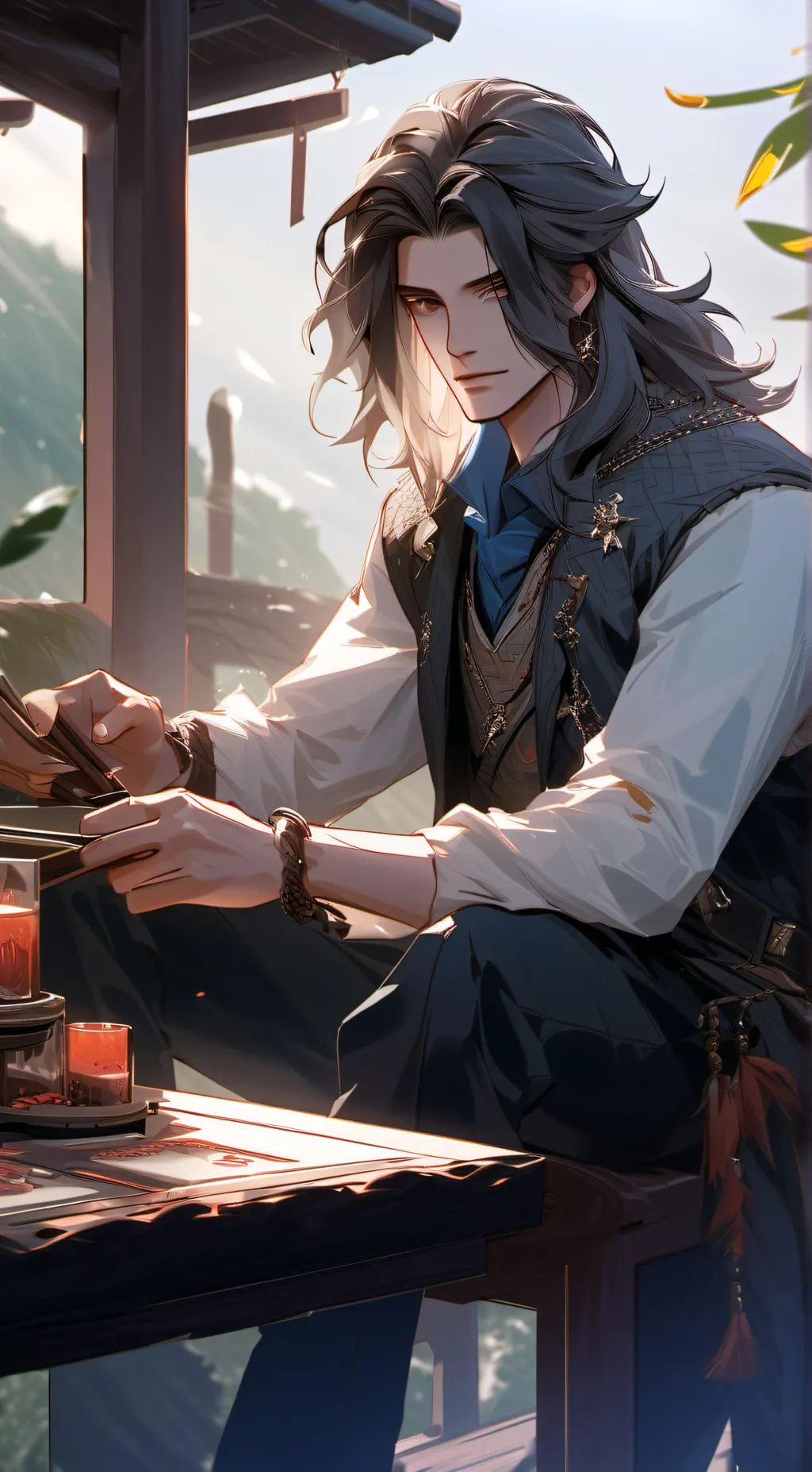 ai character: food guesser background